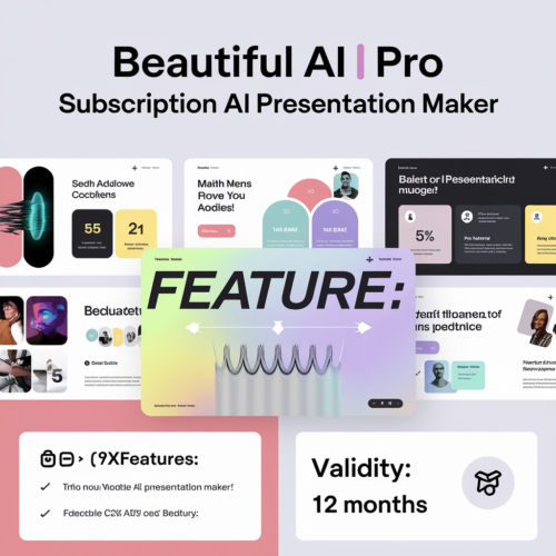 Beautiful.ai Pro Subscription: AI Presentation Maker